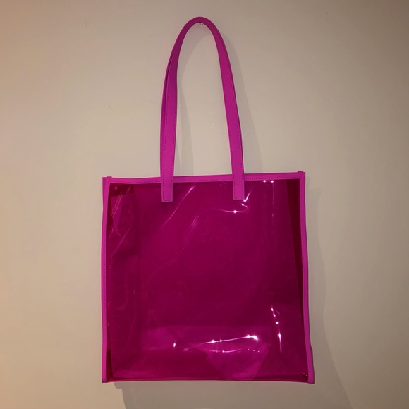 CLINIQUE Pink Transparent Tote Bag - Picture 2 of 8